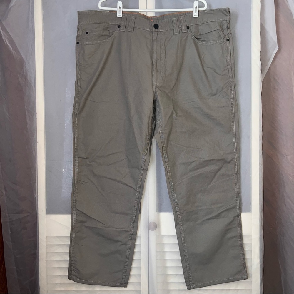 Ridgecut Ultratough Utility Work Pants Khaki Relaxed Fit Canvas 46x32 NWT